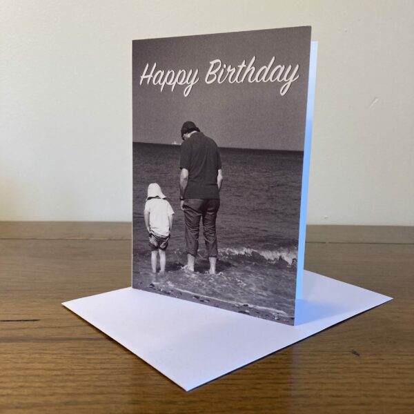 Gramps and Me (Single Greeting Card)
